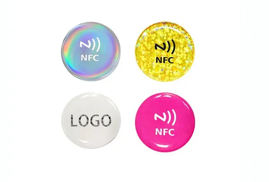 Round Tag Ntag213 NFC Tag Sticker with 3m Adhesives