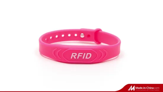 125kHz/13.56MHz RFID PVC/Silicone Wristband Used for Access Control (PVC-04)