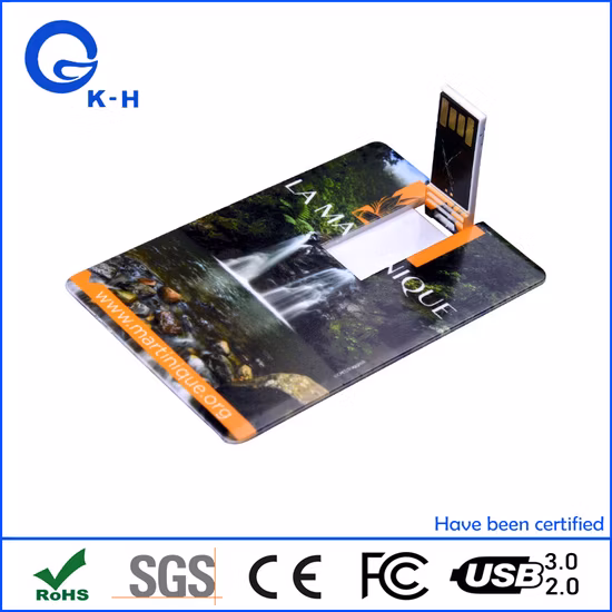 Classic Credit Card U Disk 16GB USB Flash Memory for Wedding Gift