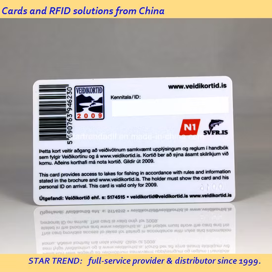 Customized Size Transparent PVC Business Membership Cards