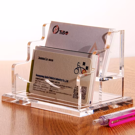 Solid Double Layers Buiness Credit ID Ticket Card Holder