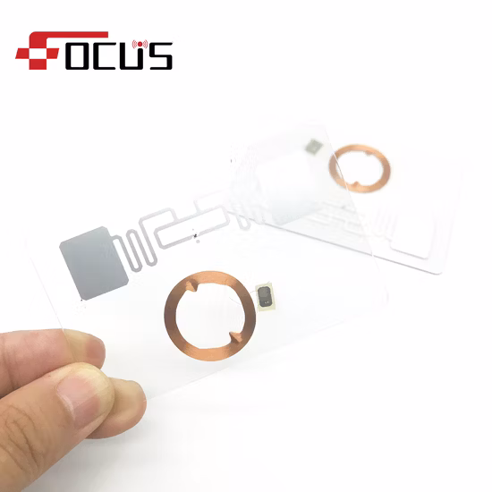 Waterproof Customized Dual Frequency RFID Plastic Card for Hotel Key Card