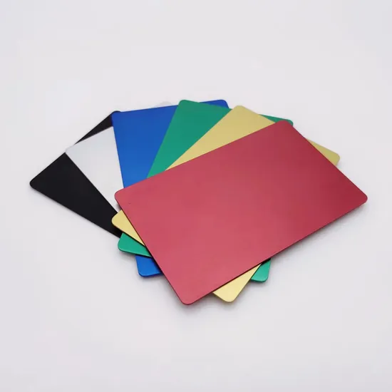 High Quality Stainless Steel Black Metal Business Card
