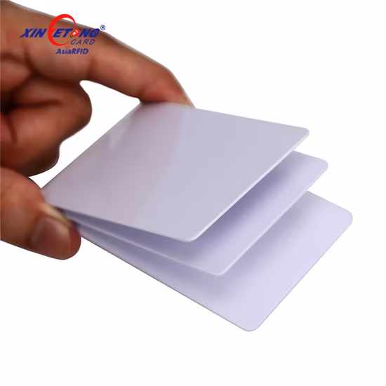 RFID PVC Inkjet Card Printable Blank Card with NFC 213 215 Chip