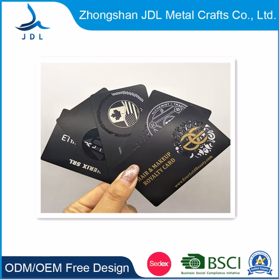 New Metal Business Card Blank Anodized Aluminum Cards