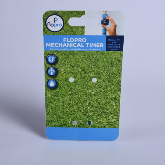 Customized Printed Hanging Plastic PP/PVC Header Card for Packaging