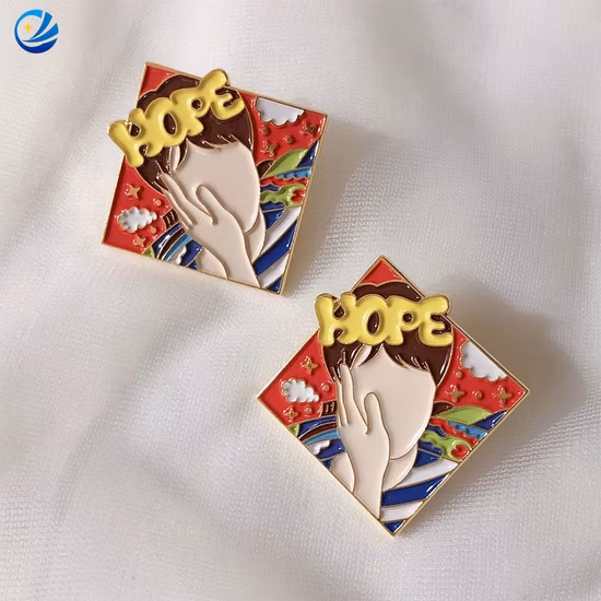 New Soft Lapel Pin Custom Printed Paper Card with Lapel Pin Manufacturer Metal Custom Soft Enamel Pins