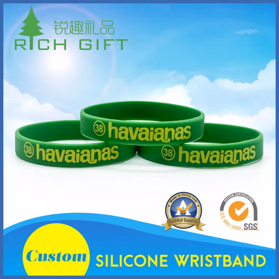 Custom Fashion Logo Sport Rubber Silicon Bracelet Customized Printed Smart RFID Watch USB Mosquito Imprinted Embossed Silicone Wristband for Promotional Gift